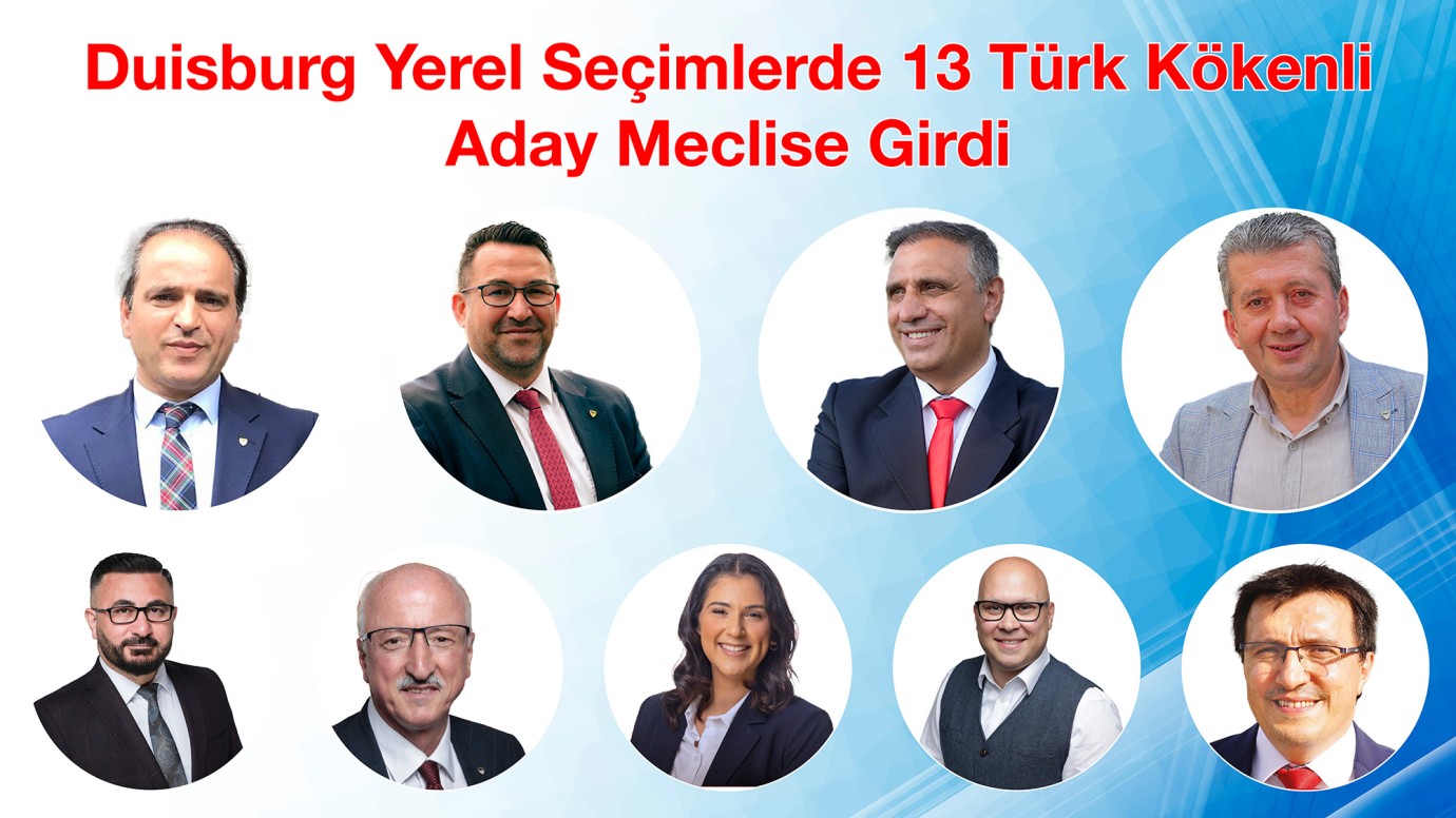 Duisburg Yerel Seçimlerde 13 Türk Kökenli Aday Meclise Girdi