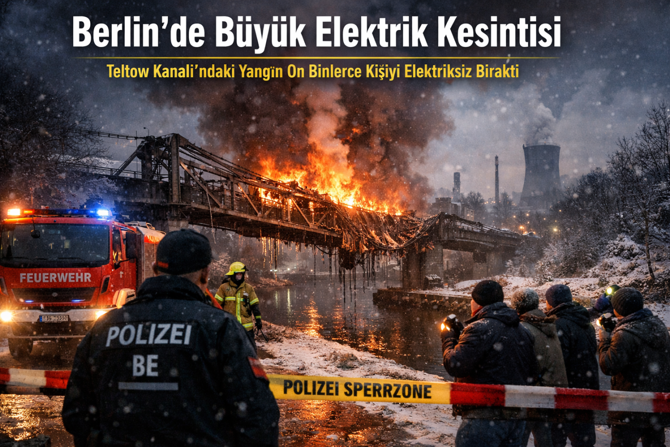 Berlin’de Büyük Elektrik Kesintisi: 45 Binden Fazla Hane Karanlıkta