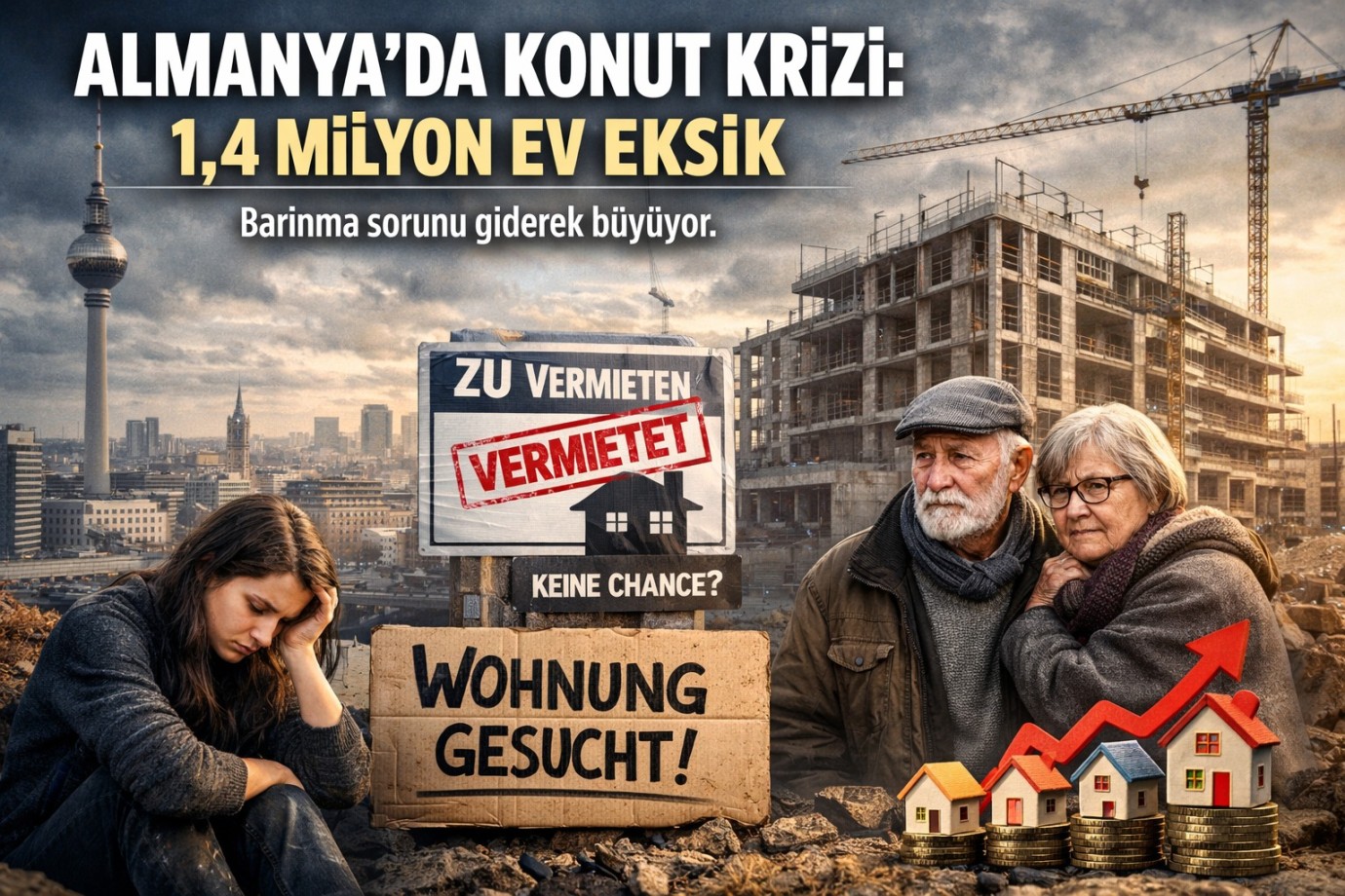Almanya’da Konut Alarmı: 1,4 Milyon Ev Eksik
