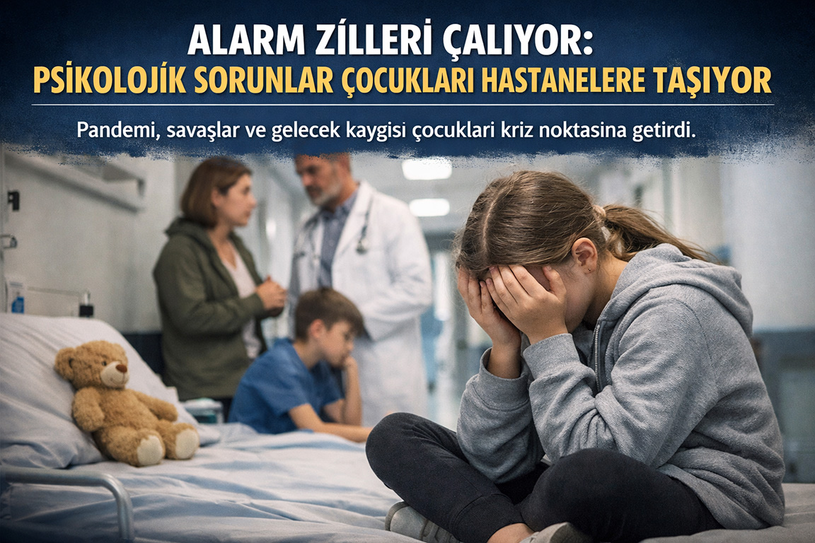 Alarm Zilleri Çalıyor: Psikolojik Sorunlar Çocukları Hastanelere Taşıyor